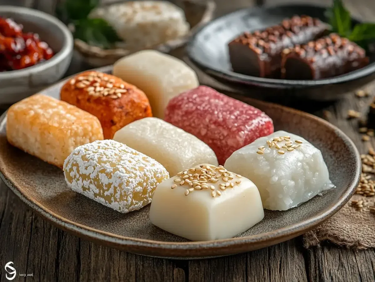 homemade soft rice cakes