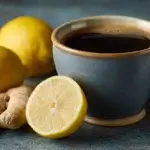 lemon ginger coffee for weight loss in cup