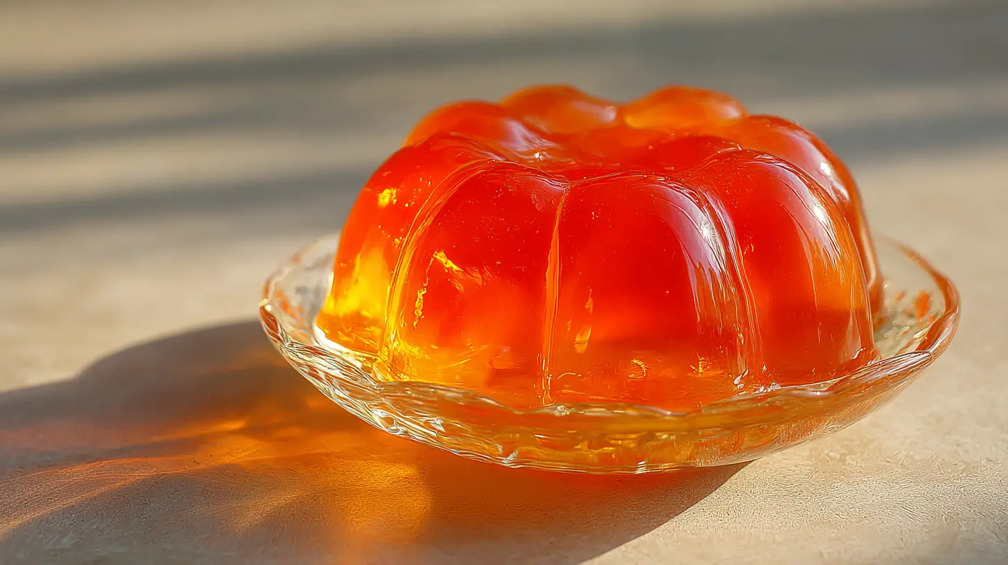 bariatric gelatine diet recipe in a small glass dish