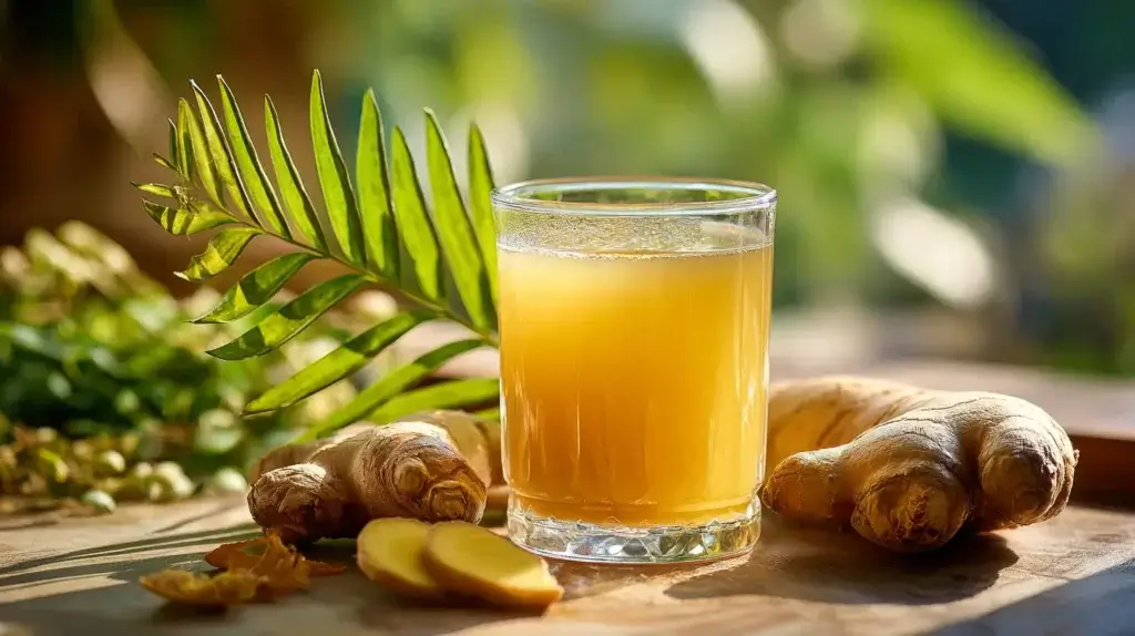 caption jamu minuman sehat berbahan herbal alami