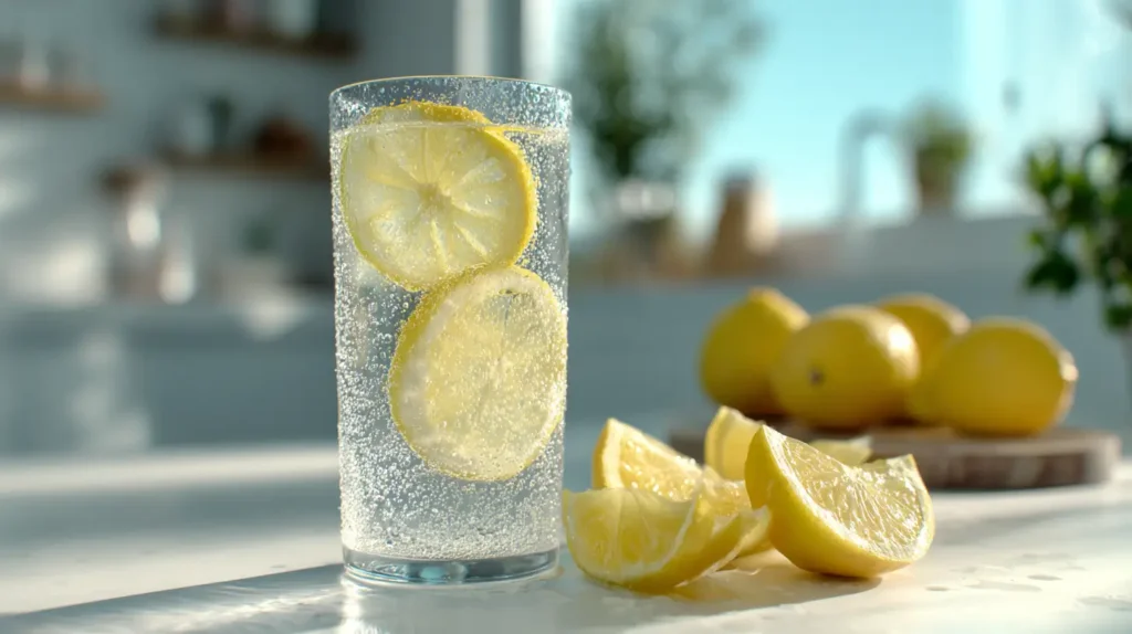 citric acid for weight loss drink in a glass