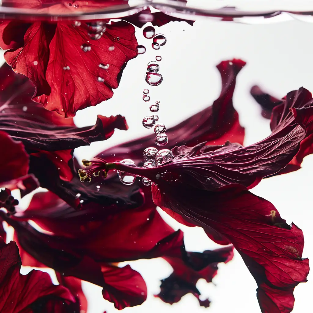 Hibiscus tea antioxidants in red herbal tea