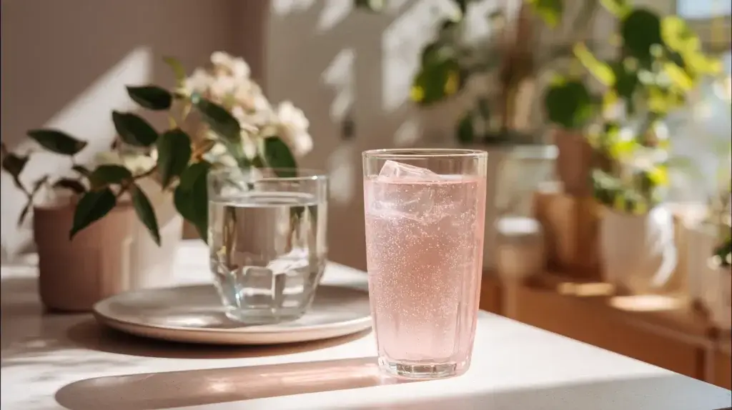 hydration weight loss drink with gelatin and water