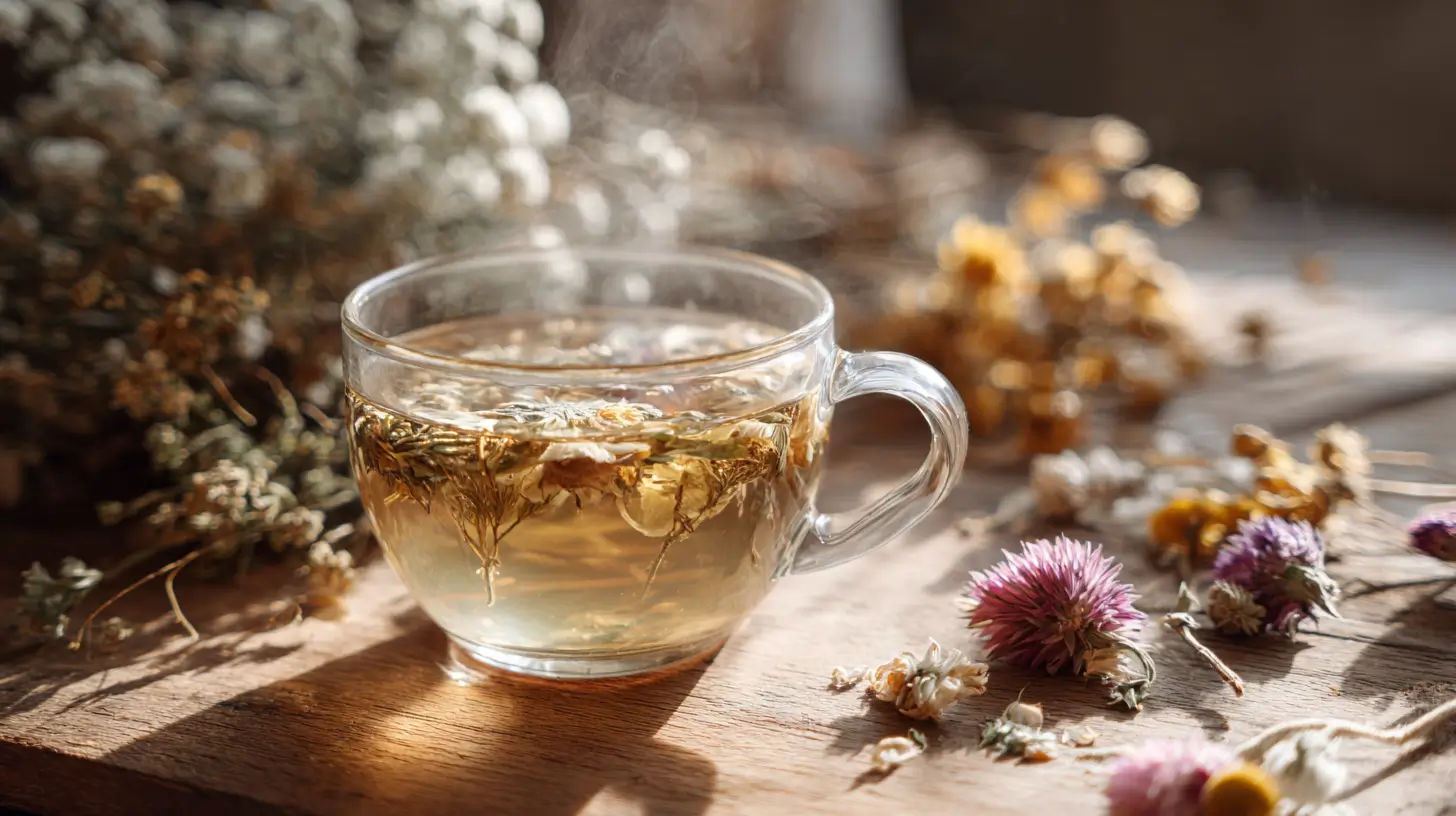 herbal teas in a calming daily wellness routine