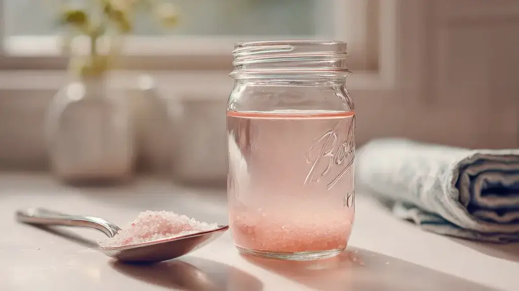 homemade electrolyte drink without sugar using pink salt
