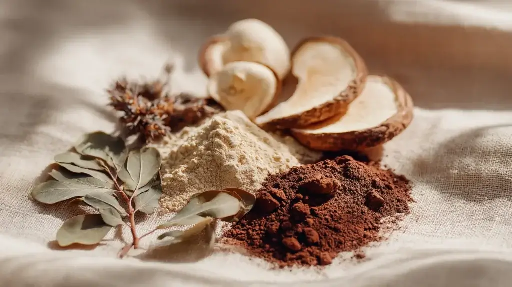 common ingredients used in adaptogenic drinks