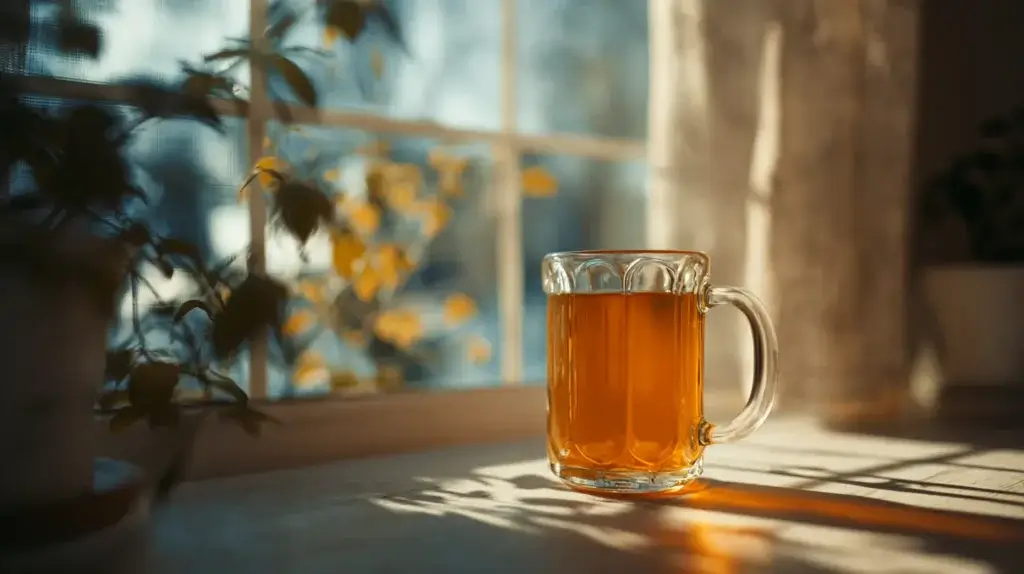 Morning gut health drinks as part of a daily routine