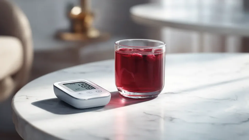 hibiscus tea for blood pressure support