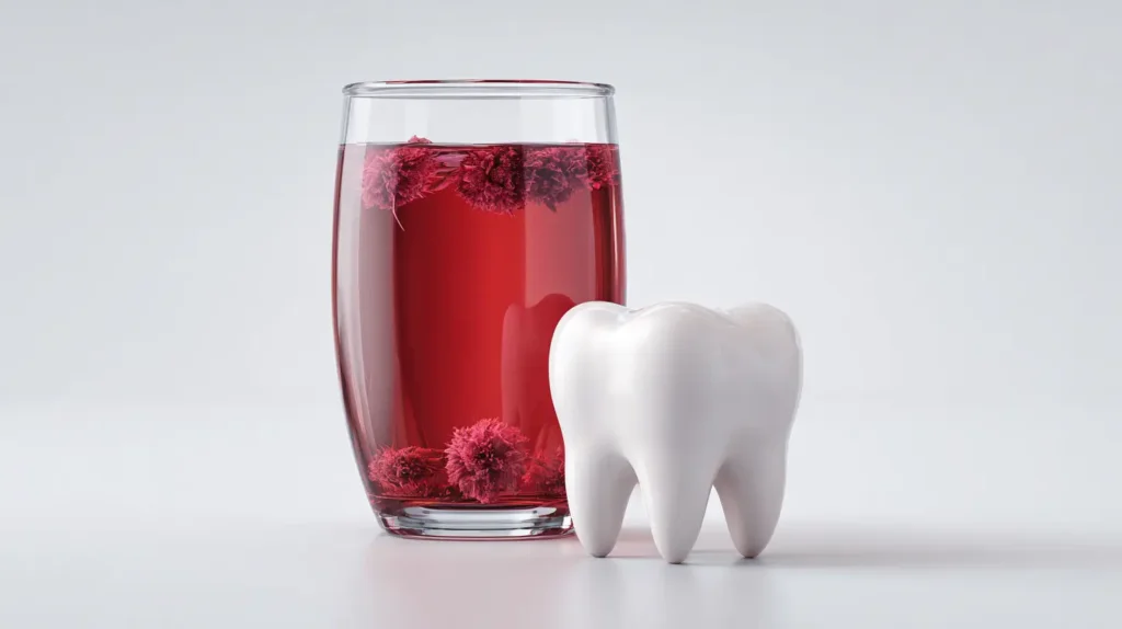 is hibiscus tea acidic enamel effect illustration