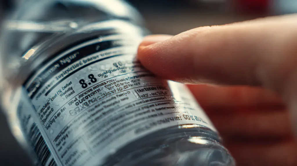 sports drink nutrition label showing hidden sugars and high carbs