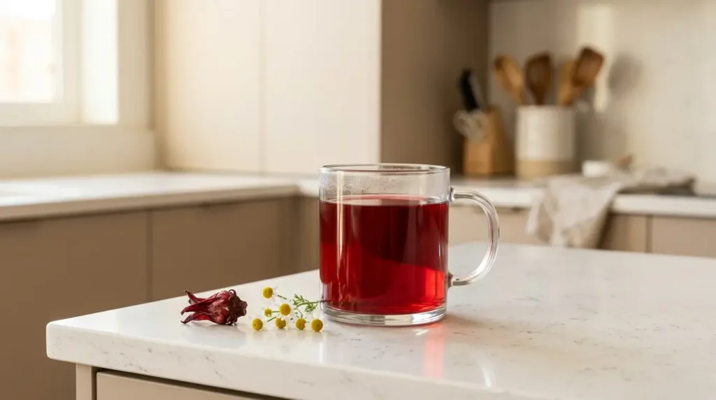 hibiscus tea with chamomile alternative — showing who should avoid hibiscus tea