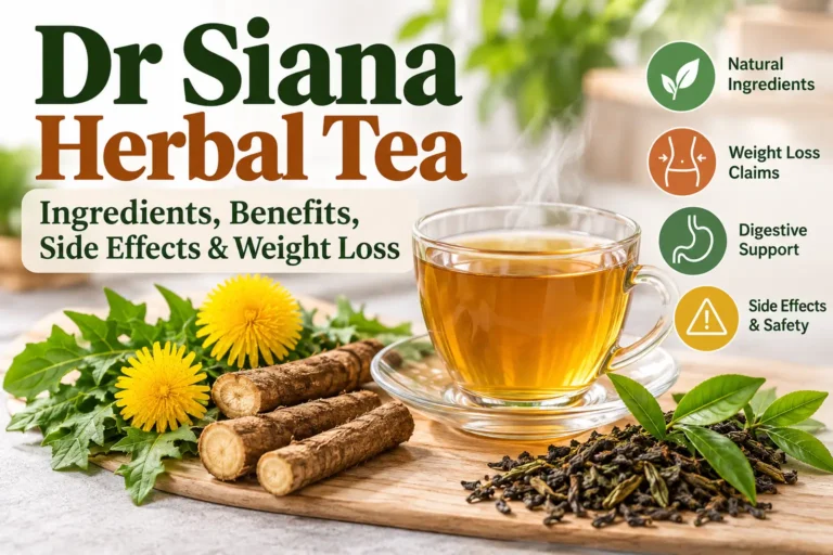Dr Siana Herbal Tea with dandelion root and herbal ingredients