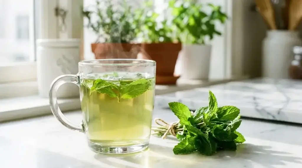 peppermint tea for bloating and digestive discomfort